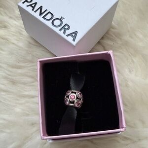 Pandora pink stones charm - moments collection - whimsical lights